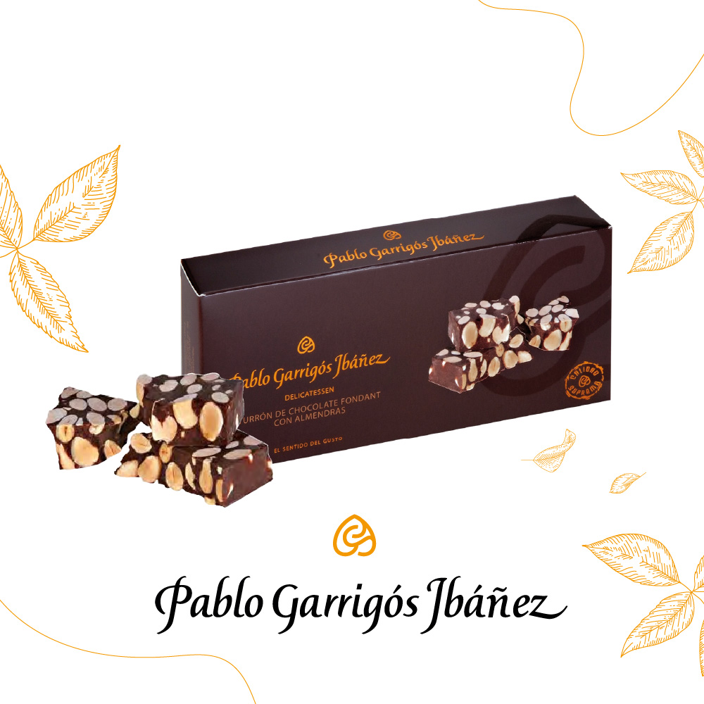 【Pablo Garrigos Ibanez】西班牙進口黑巧克力杏仁堅果糖300g
