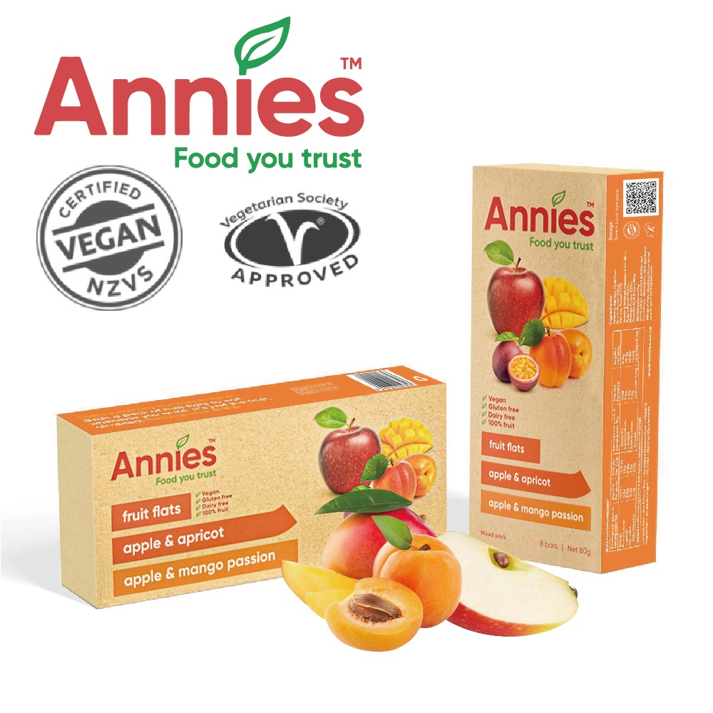 【壽滿趣】紐西蘭Annies全天然水果條(杏桃+百香芒果口味)10g*8入(單片裝)