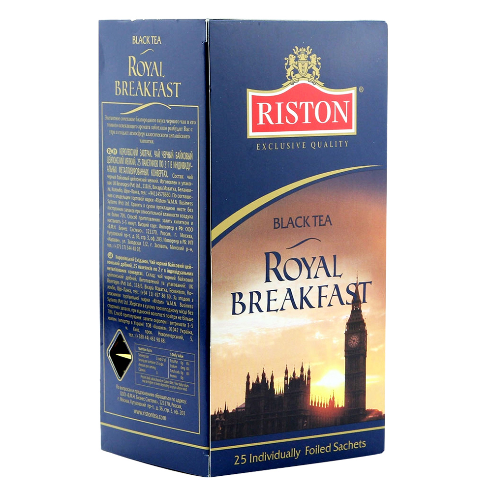瑞斯頓Riston 英式早餐茶2g*25入