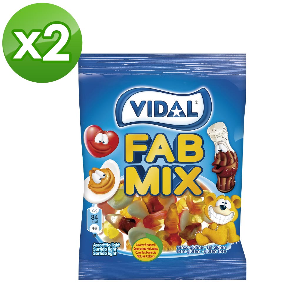 Vidal 綜合造型QQ軟糖 100gX2