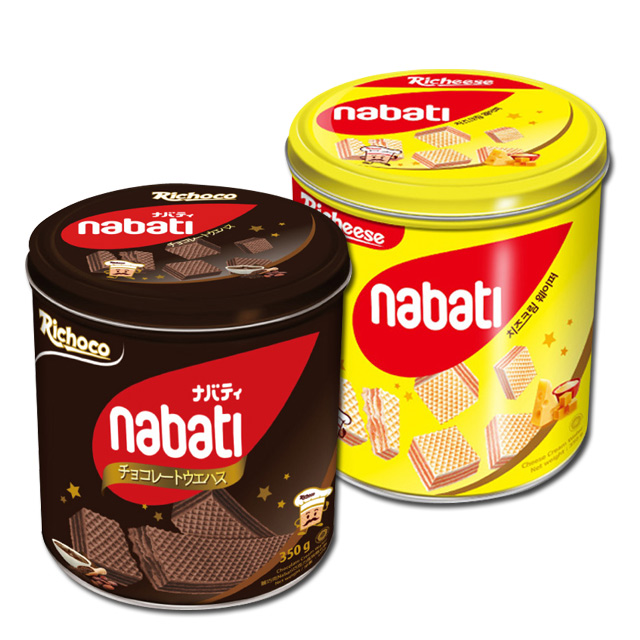 麗巧克Nabati 威化餅(350g)(巧克力x2+起司x1)