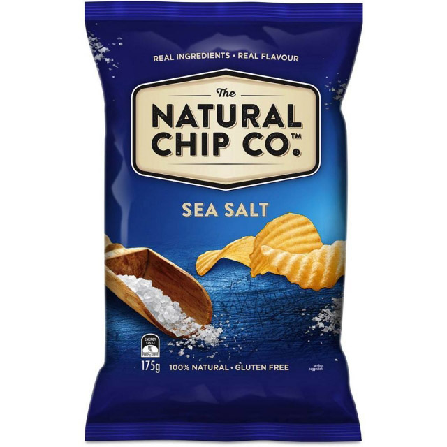 澳洲Natural 海鹽口味厚片波浪洋芋片(175g)