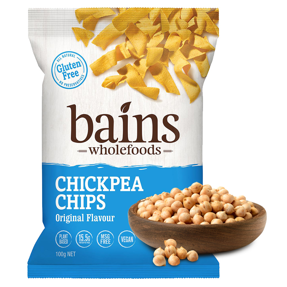 澳洲Bains Wholefoods 鷹嘴豆零食脆片100g (原味)