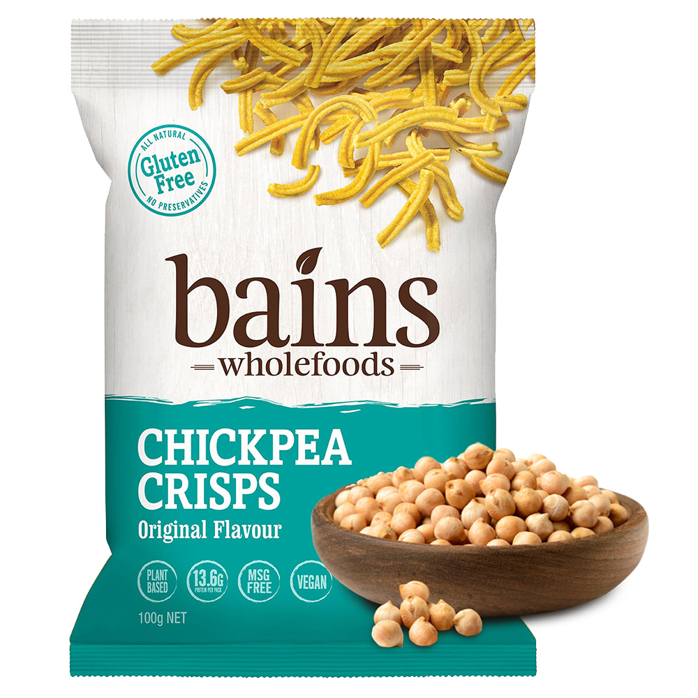 澳洲Bains Wholefoods 鷹嘴豆零食點心麵(原味)100g