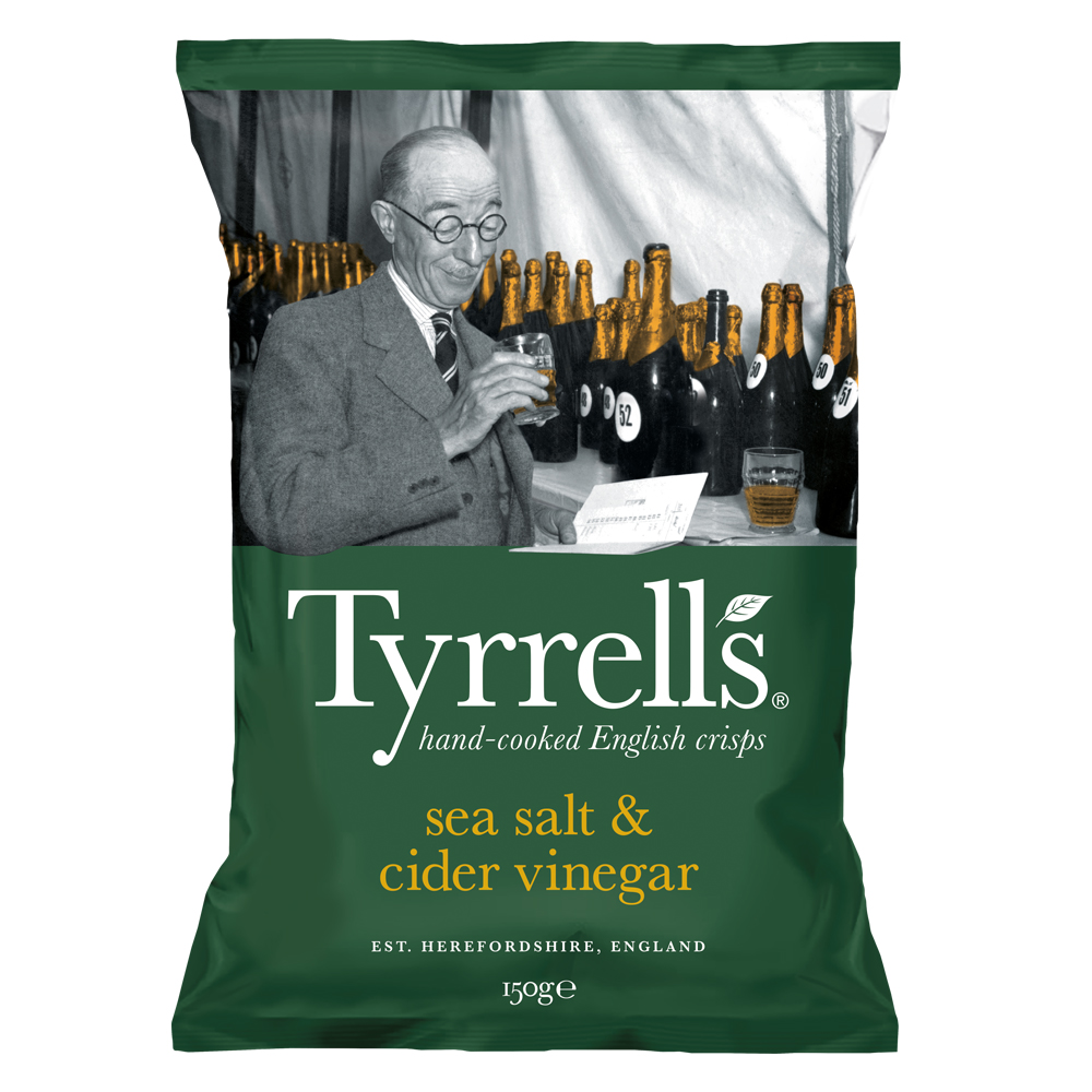 《Tyrrells》洋芋片-海鹽蘋果醋(150g)