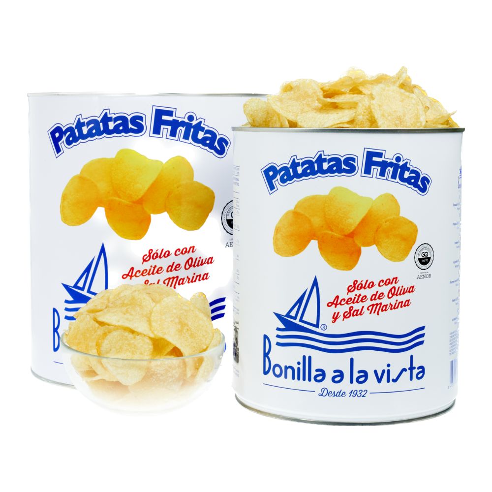 Bonilla a la Vista 西班牙油漆桶馬鈴薯片（原味大桶）500公克 ± 3%
