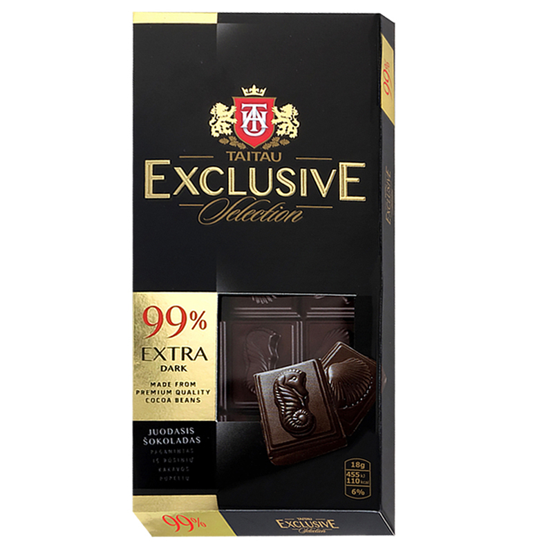 «獨家TT»黑巧克力99% 90g x6