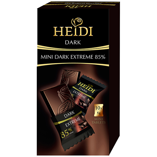 赫蒂迷你85%黑巧克力50g