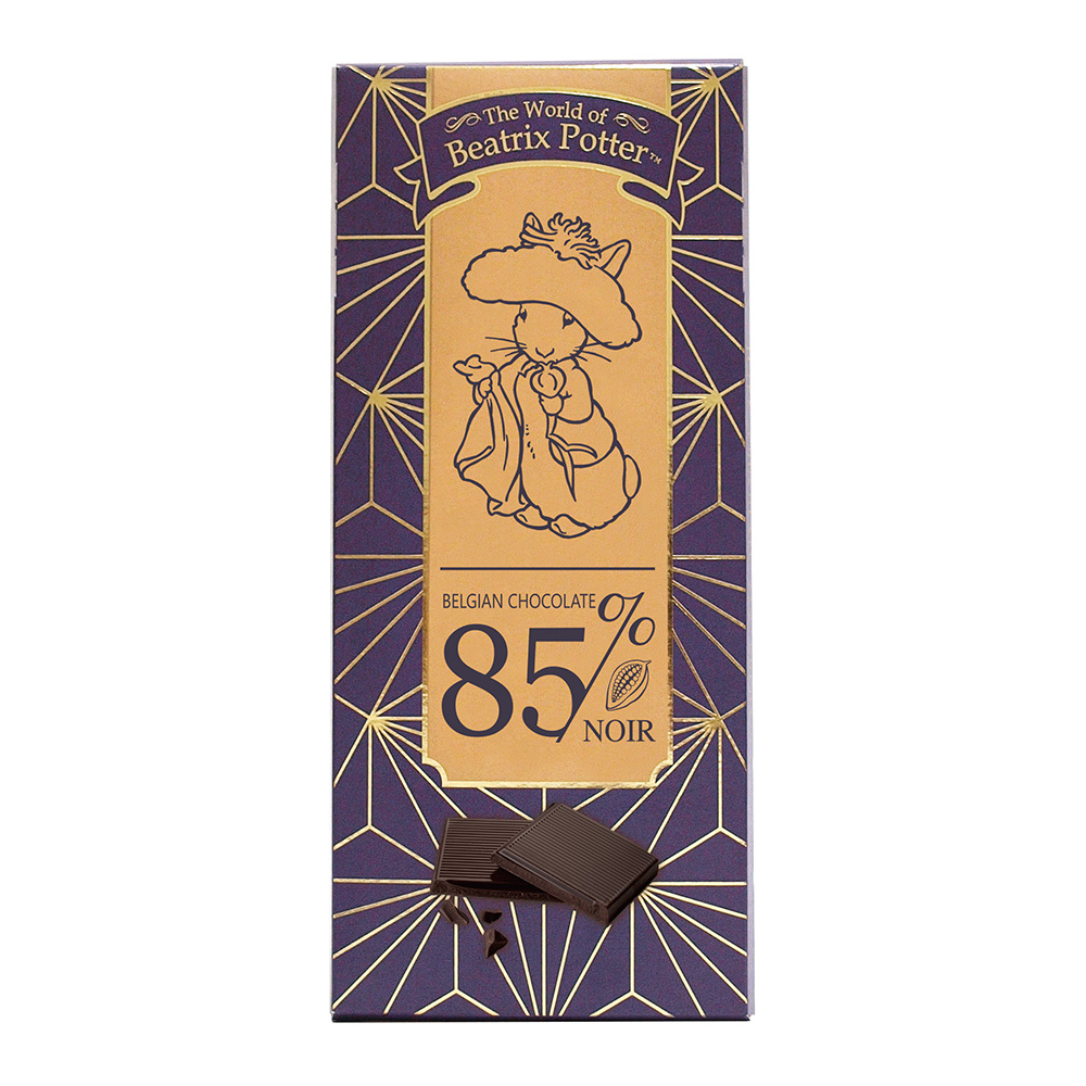 波特小姐85%可可黑巧克力片100g