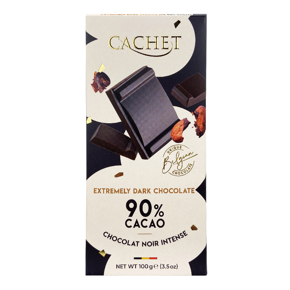 Cachet凱薩90%巧克力100G
