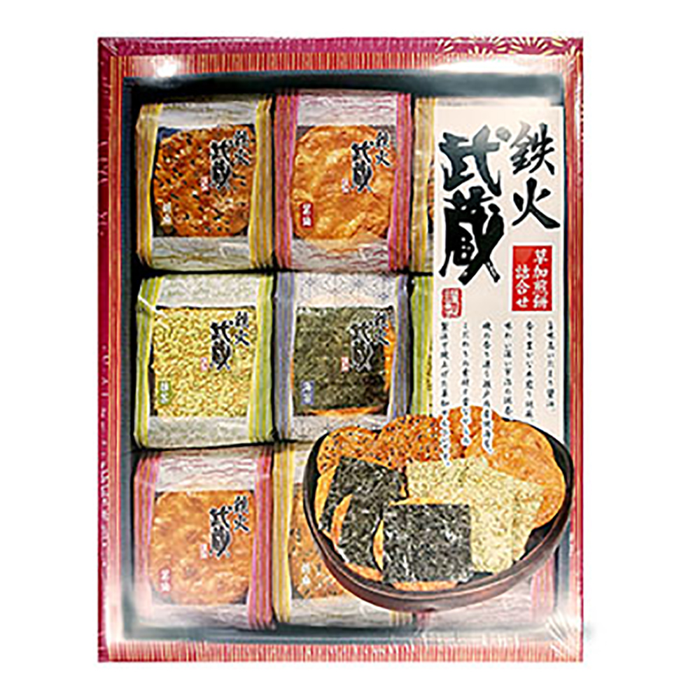 日本本田 鐵火燒綜合煎餅禮盒283.2g