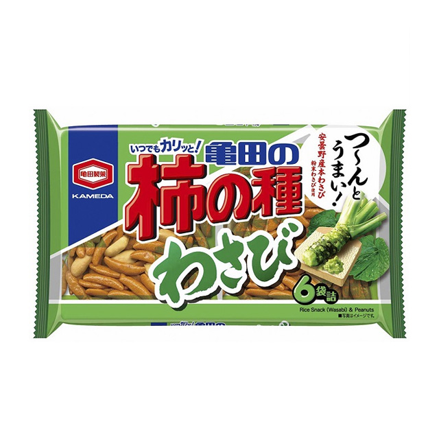 日本 龜田柿種米果-山葵風味(164g)