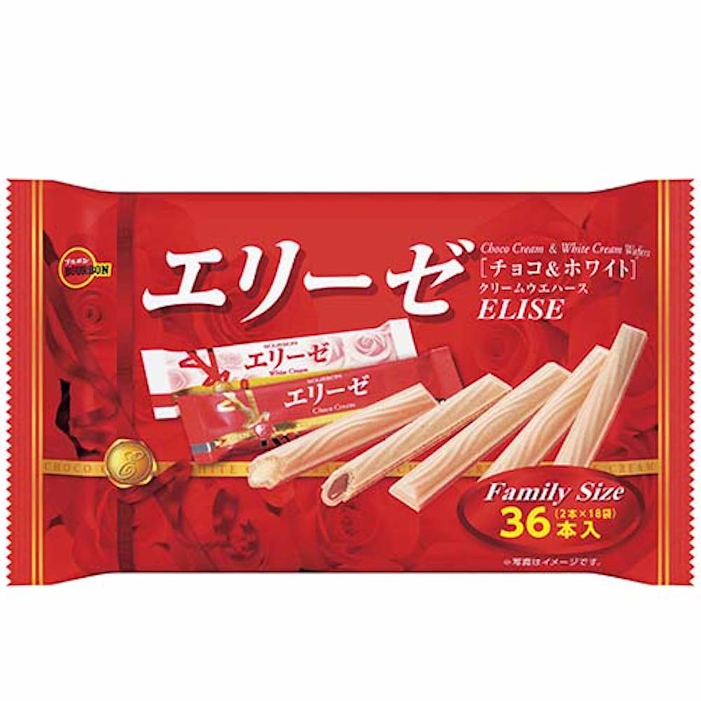 《北日本》ELISE威化夾心家庭包 [可可白巧克力雙風味 129.6G