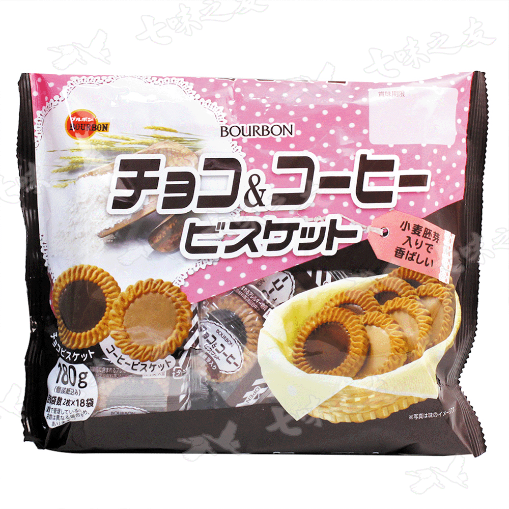 北日本 巧克力風味&咖啡風味餅乾家庭包 172.8g
