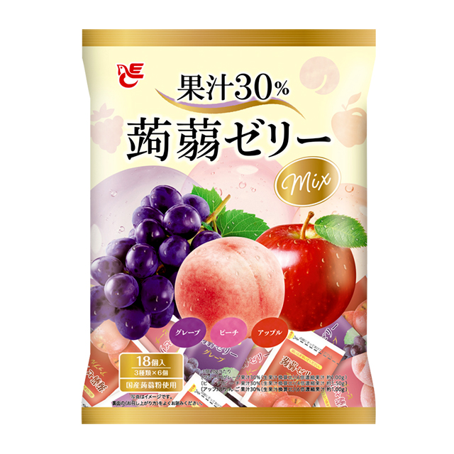 日本ACE 葡萄&蜜桃&蘋果風味果凍 360g