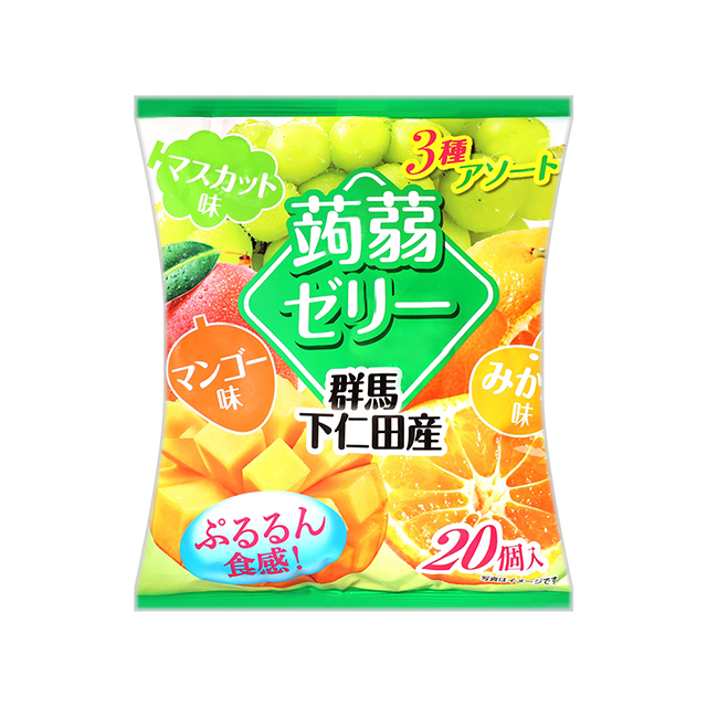 日本MAMA 蒟蒻果凍 - (芒果,麝香葡萄,柑橘)320g