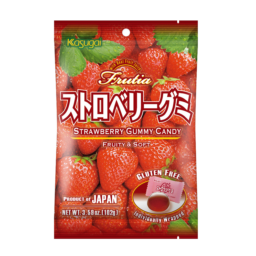 春日井 果汁軟糖-草莓味(102g)
