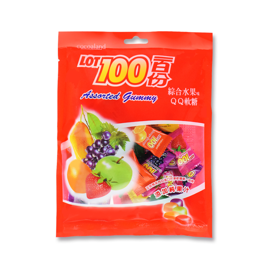 一百份300綜合水果味QQ軟糖