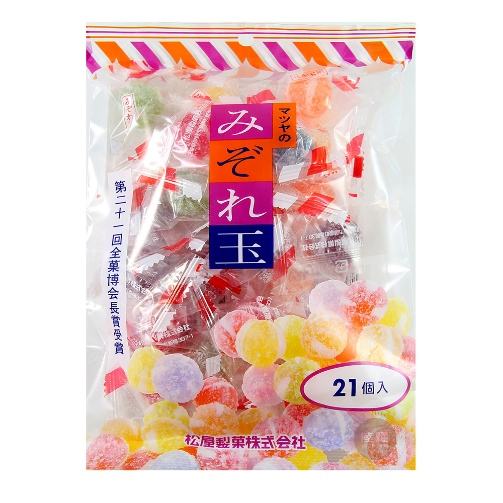 日本松屋 丸狀玉糖果200g