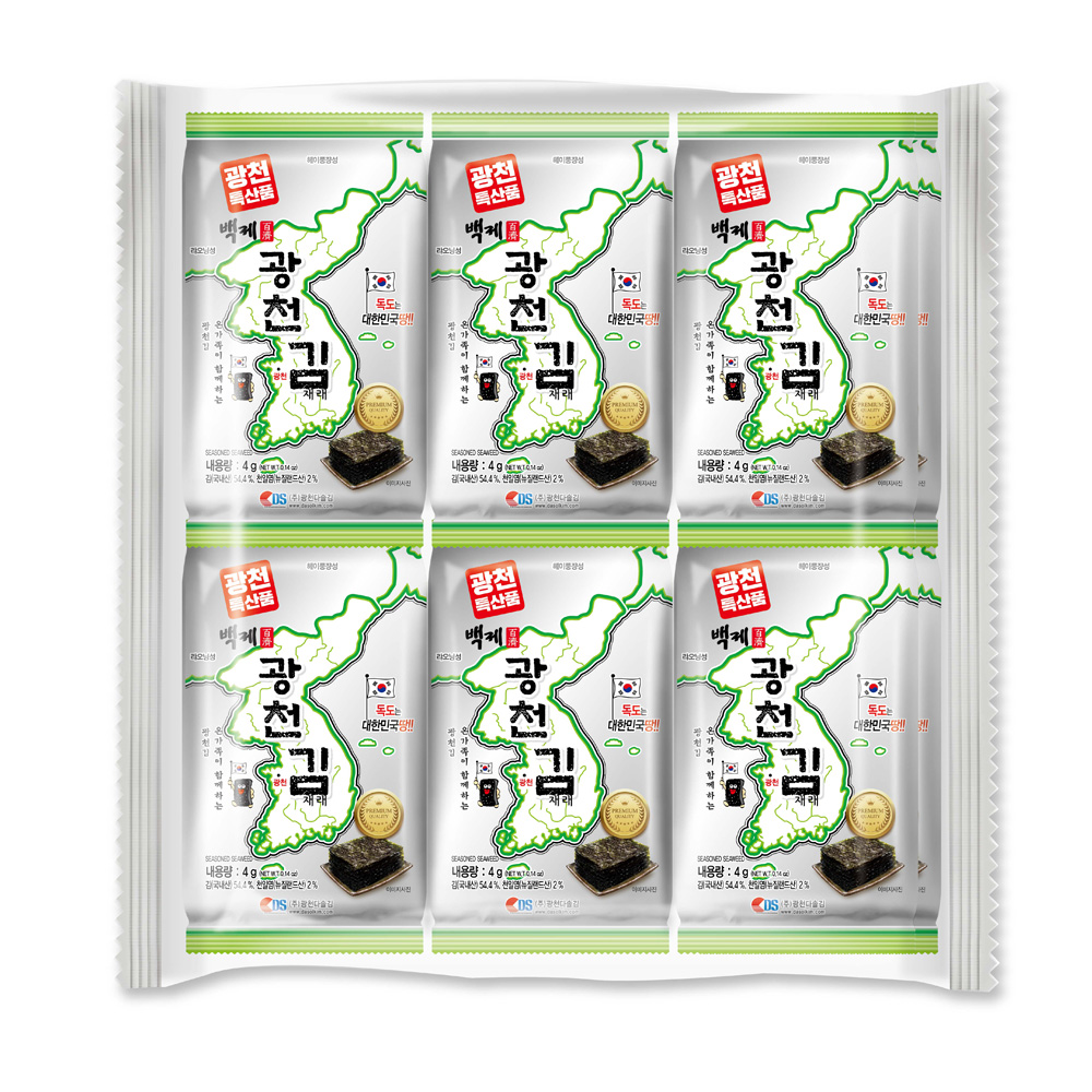 韓國廣川 傳統烤海苔12入(48g)x2