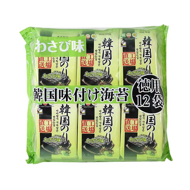orionjako 韓國芥末風味海苔(42g/袋)12入X8袋-箱出