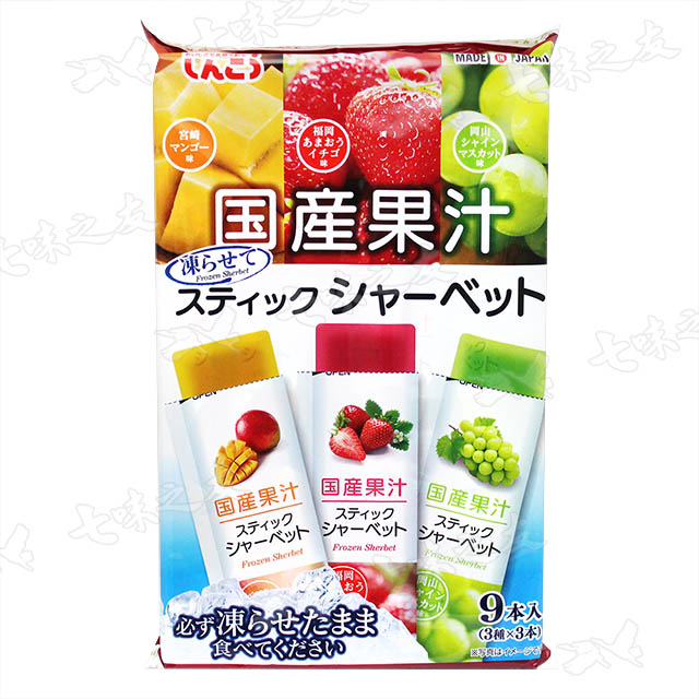 SHINKO 條狀冰沙果凍(綜合水果口味) 324g