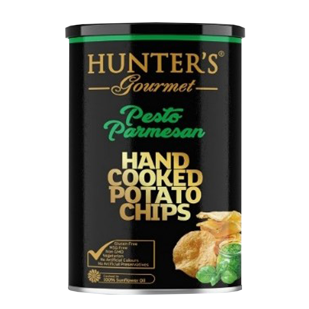 Hunter’s Gourmet 亨特手工洋芋片-羅勒帕瑪森起司味(150g)
