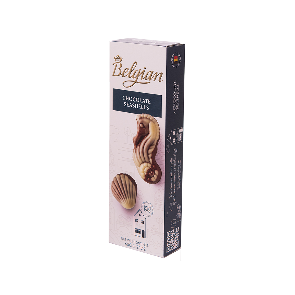 比利時The Belgian榛果夾心貝殼造型巧克力65g