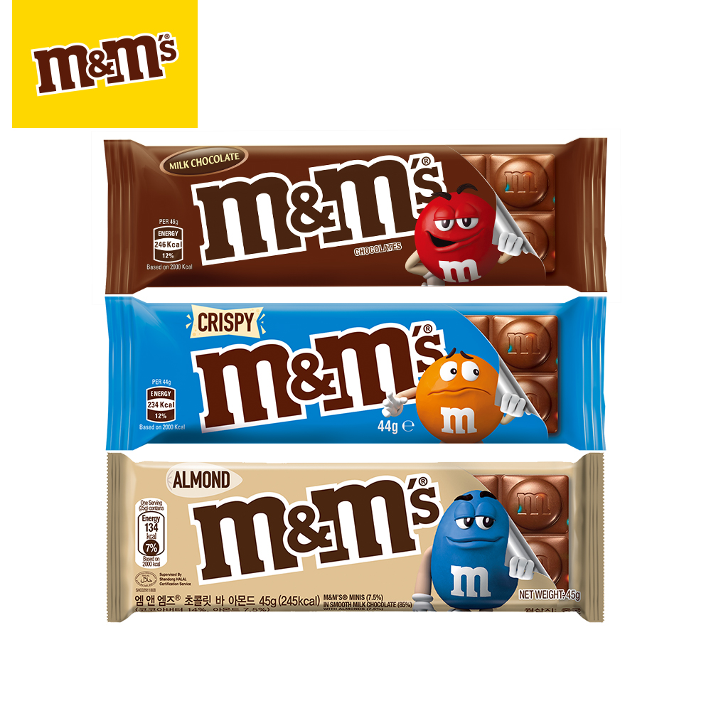 【M&M’S】精選片裝糖衣巧克力 12入