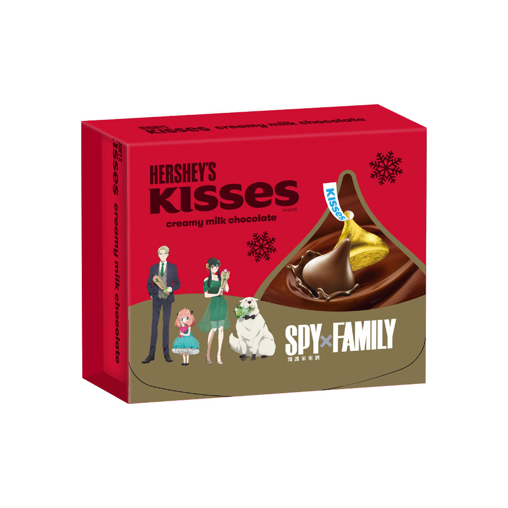 《好時 Hersheys》Kisses牛奶巧克力禮盒(間諜家家酒) 76.5g