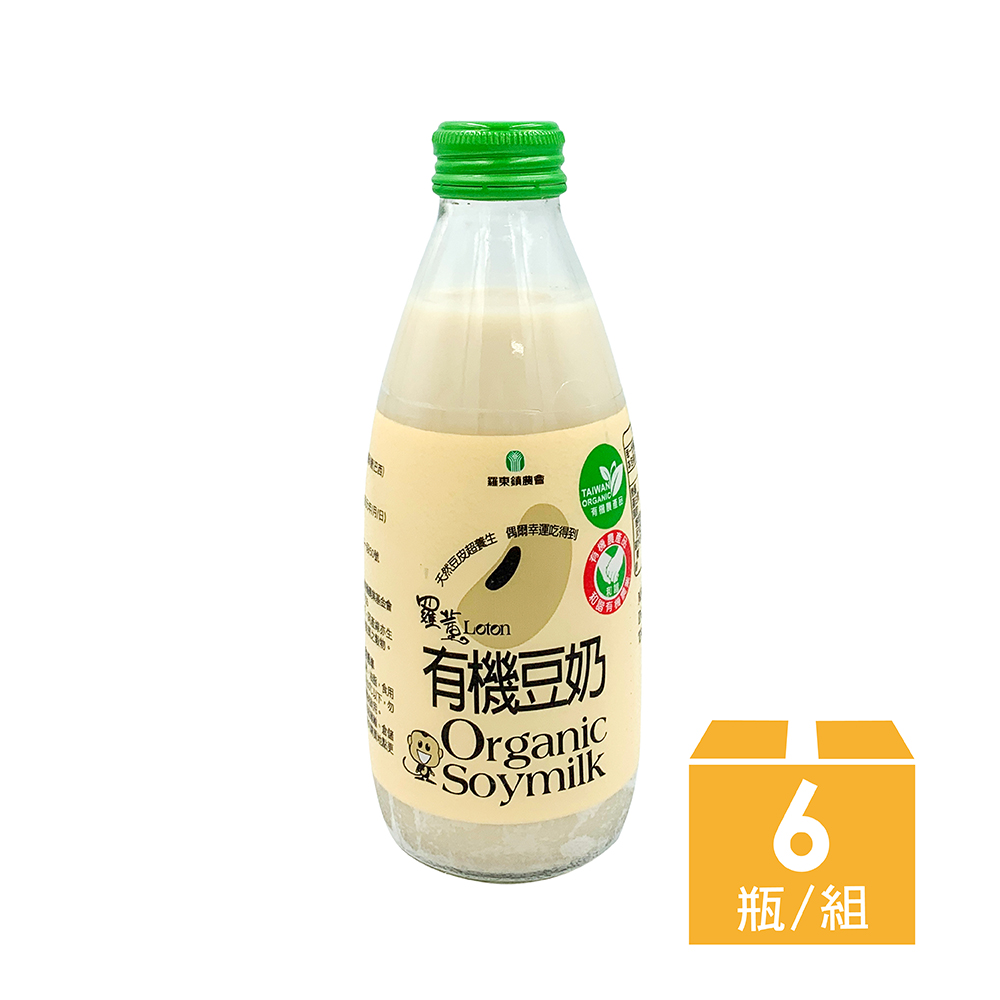 【羅東鎮農會】羅董有機豆奶6瓶