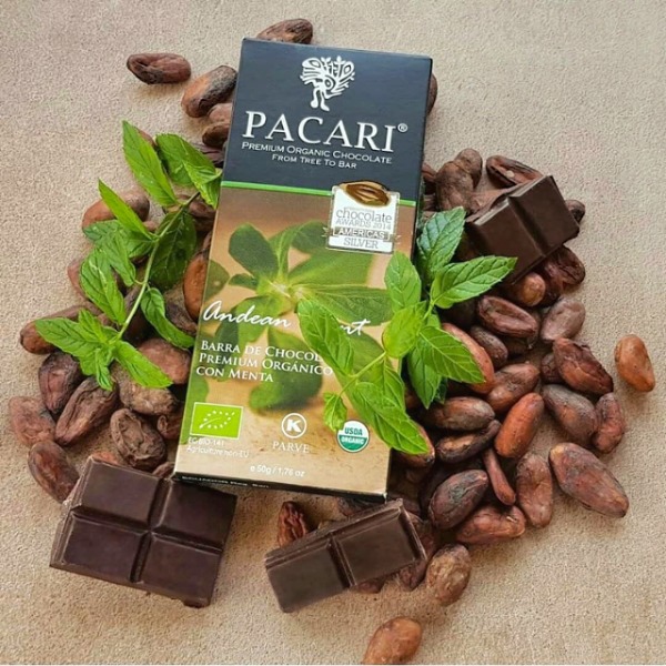 PACARI 有機巧克力磚 60%清涼薄荷巧克力-50g/片
