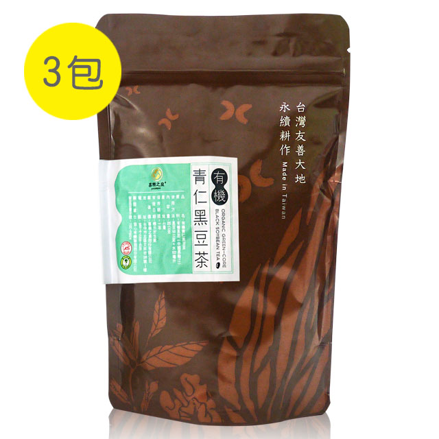 【喜樂之泉】有機黑豆茶220g x３包
