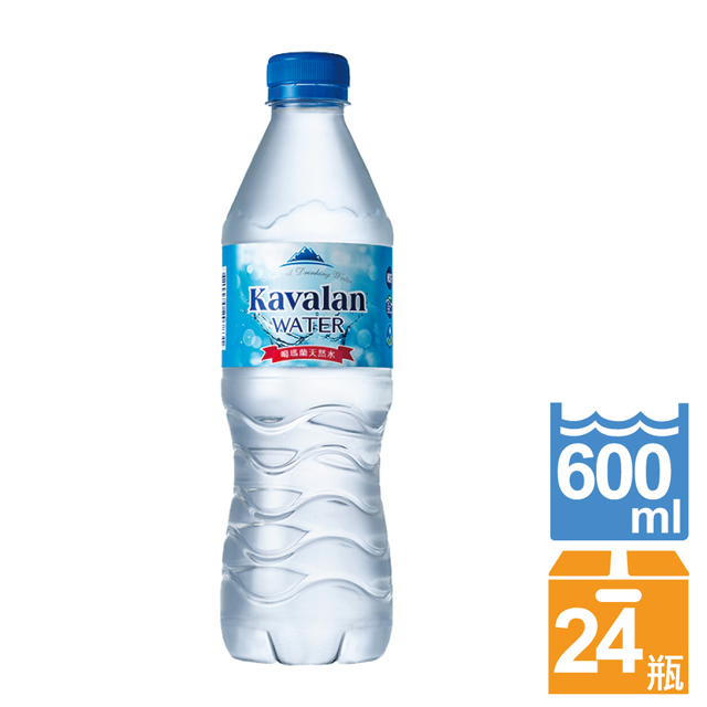 《金車》噶瑪蘭天然水600ml(24罐/箱)