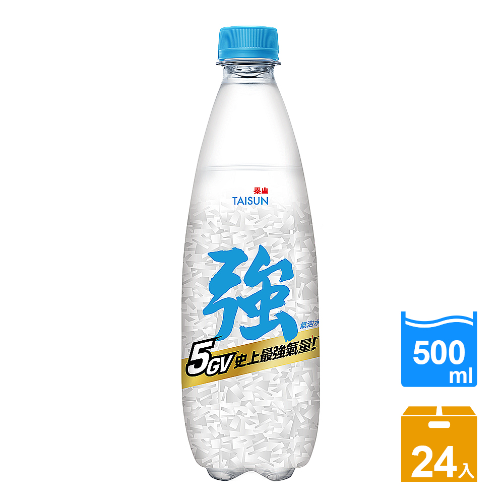 泰山 Cheers EX 強氣泡水 (500mlx24入x2箱)