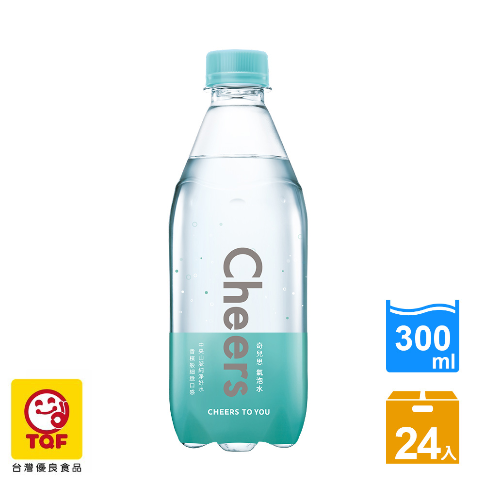 泰山 Cheers 氣泡水 (300ml*24入/箱)