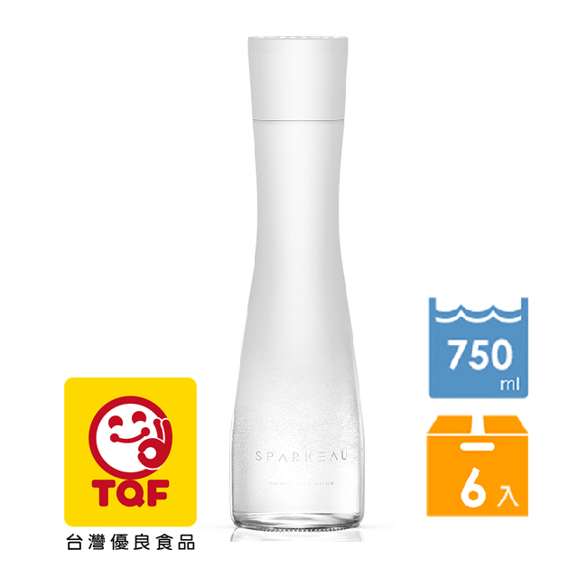 SPARKEAU思帕可氣泡水-玻璃瓶750ml(6入/箱)