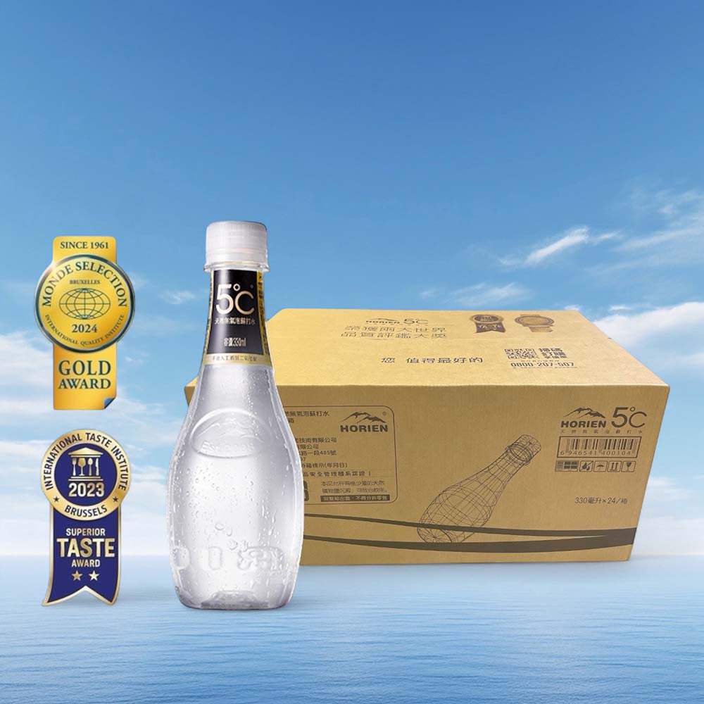 【海昌5℃】天然無氣泡蘇打水330MLx24入/箱