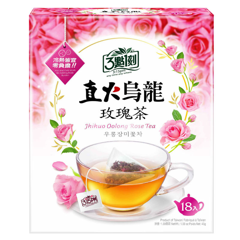 直火烏龍花茶-玫瑰茶(18入)