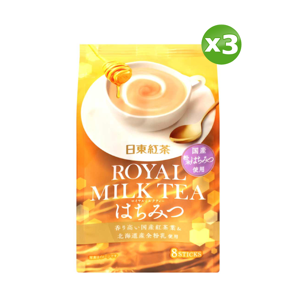 日東紅茶 皇家奶茶-蜂蜜風味 (13.5g*8入)x3包