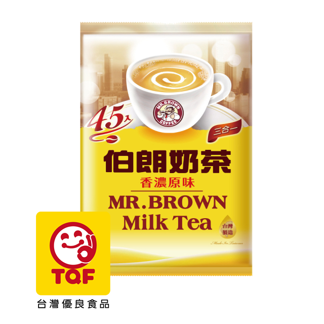 《金車》伯朗三合一奶茶-270入/箱(45入*6包)
