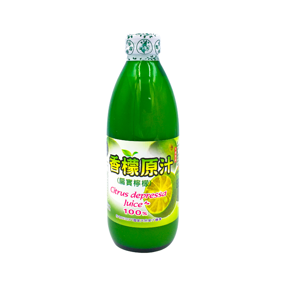 【福三滿】台灣香檬原汁(300ml/瓶)-台灣原生種