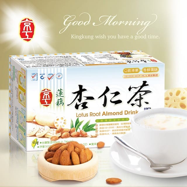 【京工】減糖蓮藕杏仁茶(30gx10包/盒)