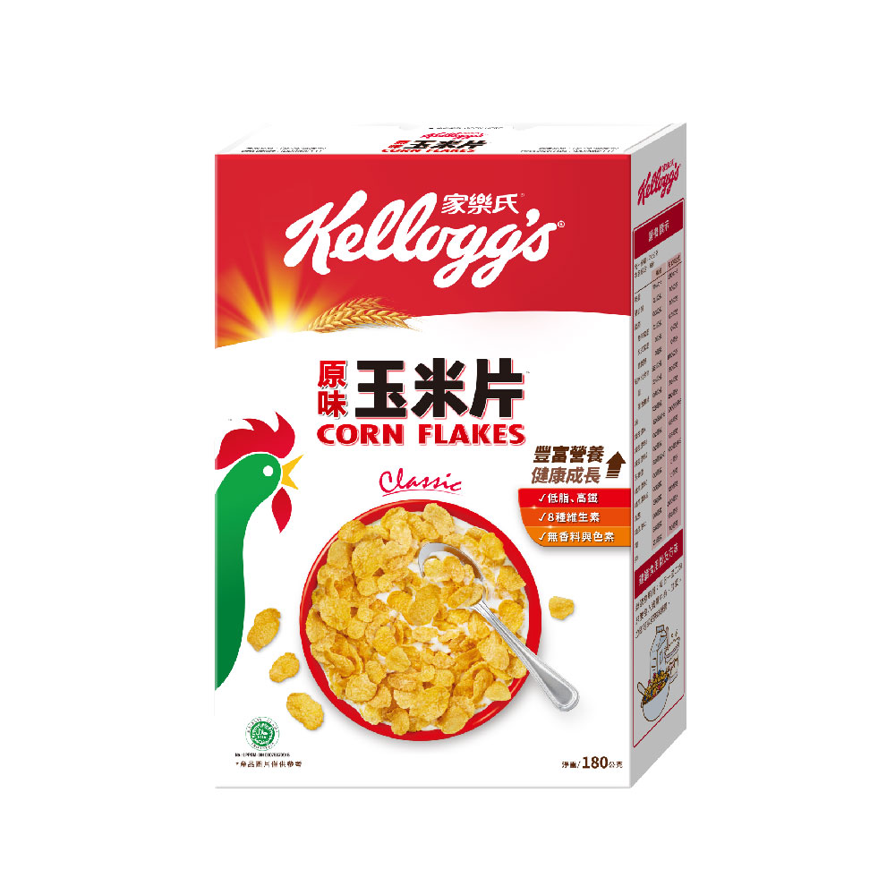 家樂氏 原味玉米片 180g