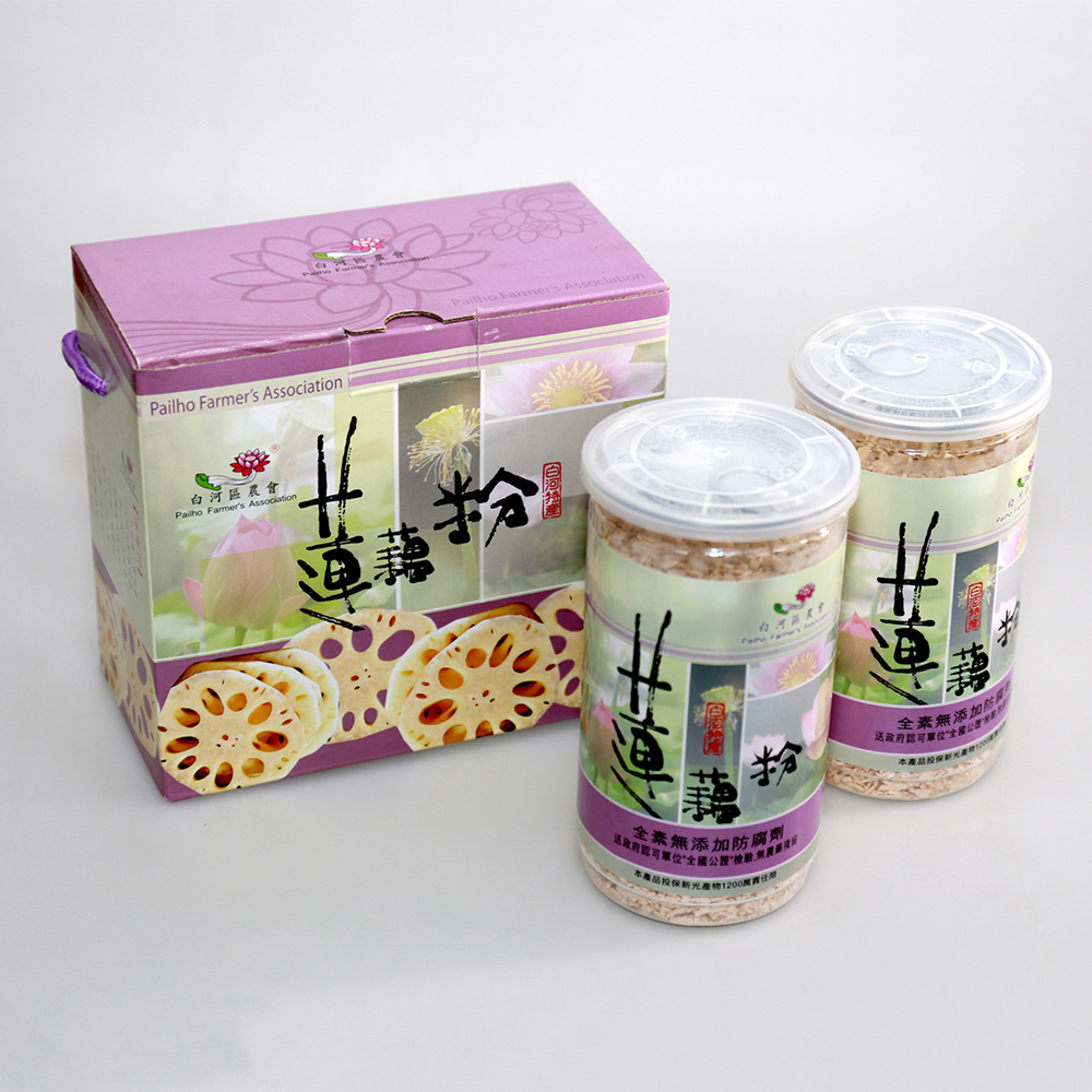 【白河區農會 】白河蓮藕粉禮盒(300公克x2入)