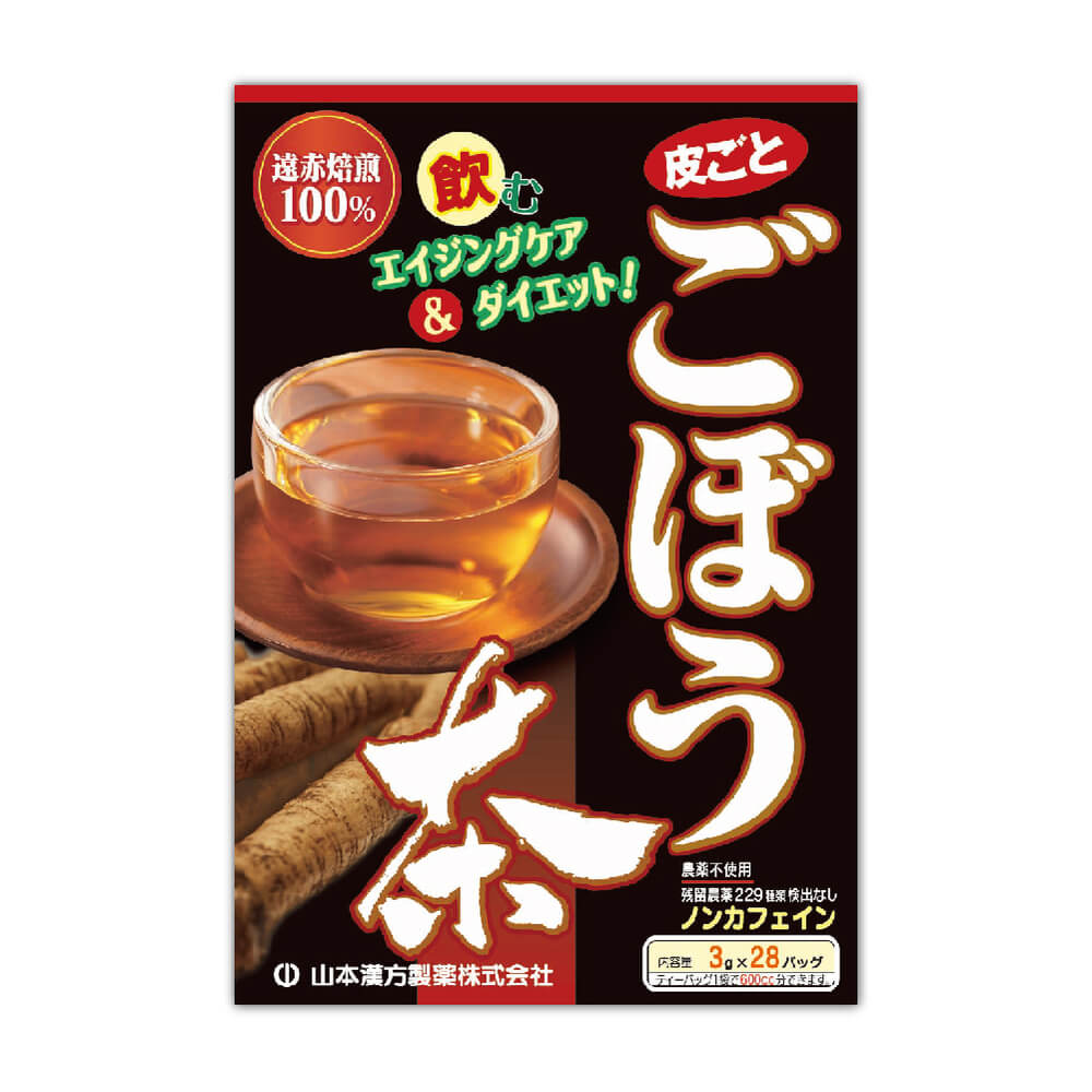 【KANPO-YAMAMOTO 山本漢方】日本原裝 牛蒡茶(3 公克X 28 包)