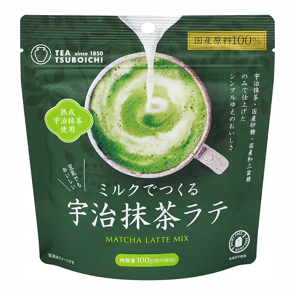Tsuboichi製茶本舖 宇治抹茶拿鐵沖泡粉(100g)