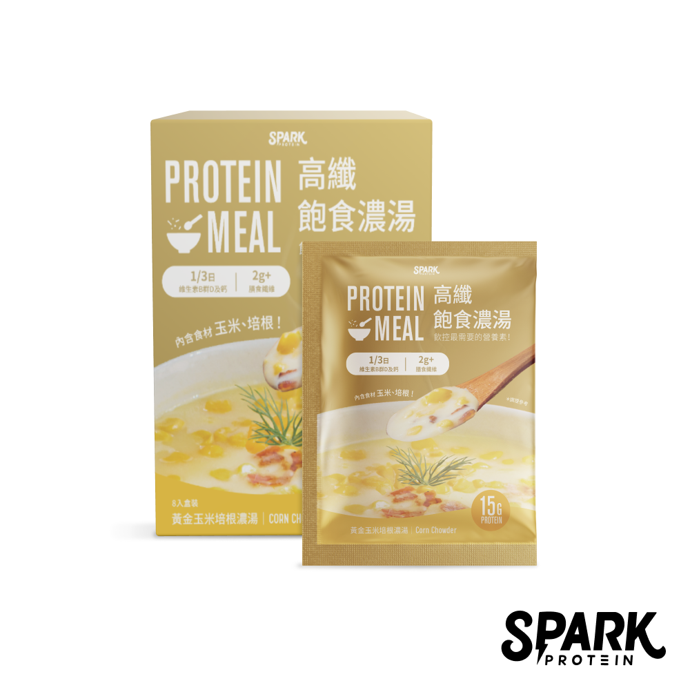 Spark Meal 高纖飽食濃湯-黃金玉米口味-8入盒裝