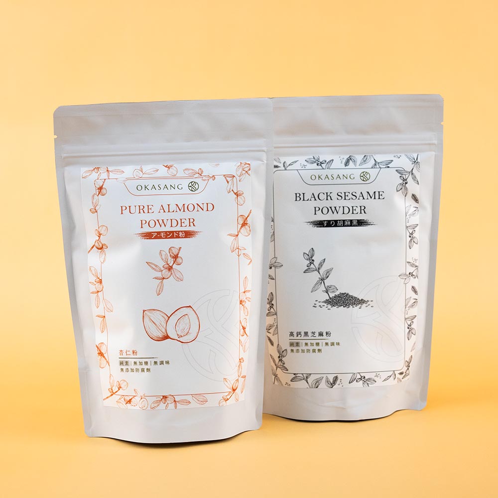 O卡桑杏仁芝麻沖泡組(無加糖)300g/袋×2袋