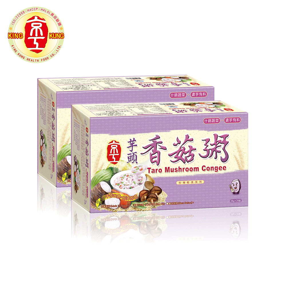 京工 芋頭香菇粥24入x2盒 (30g/包/共48包)